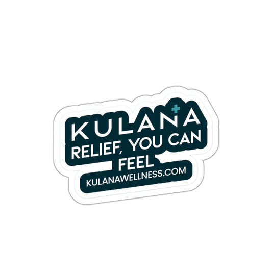 Kulana Wellness Die-Cut Stickers - Motivational Vinyl Decals for Laptops, Water Bottles, Car Décor, Gifts, and Home Office